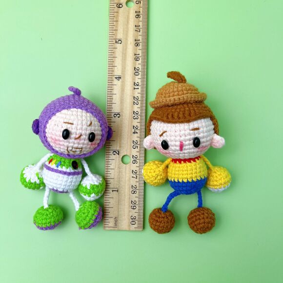 Woody crochet, Buzz crochet, Toy Story crochet Doll Amigurumi with Magnetic - Picture 3 of 8